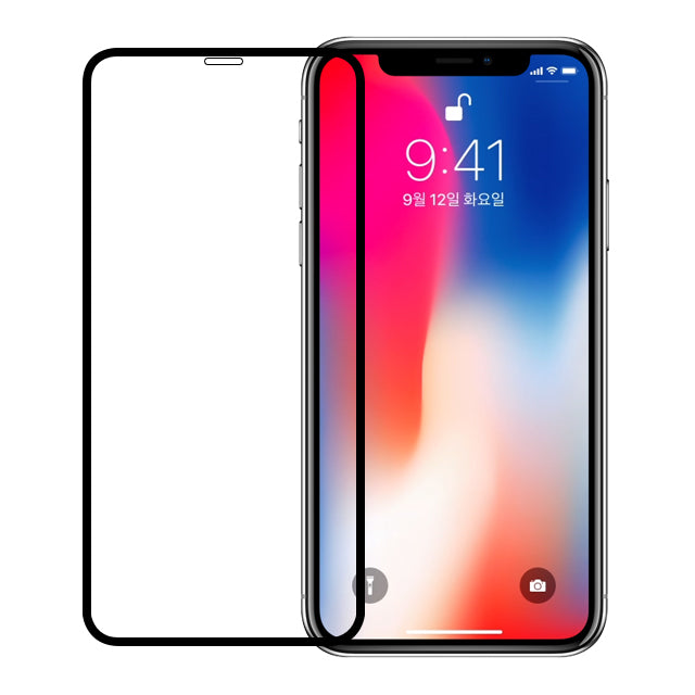 Real Look iPhone X 3D Full Cover Tempered Glass Film 