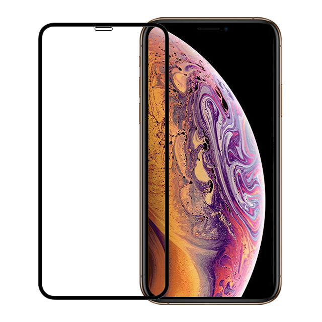 Real Look iPhone Xs 3D Full Cover Tempered Glass Film 